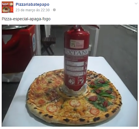 pizza extintor