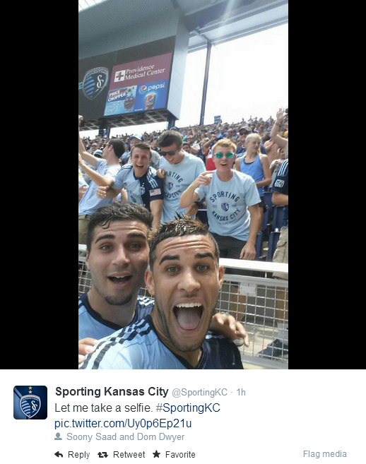 Na MLS tem selfie na comemoração. Não dá.